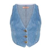 Stilfuld Denim Gilet Vest