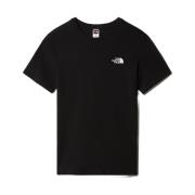 Sort T-shirt med Simple Dome