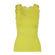 Silke Top i Vibrant Lime