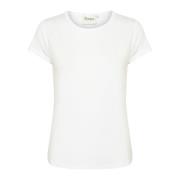 Modal Tee Top i Bright White