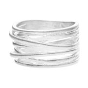 Tara Wrap It Ring Silver Plating