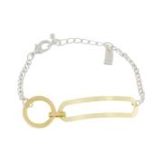 Audrey Mega Oval Ring Bracelet 2-Tone