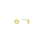 Passion Waterproof Circle Ball Earring 18K Gold Plating