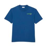 Blå Vasket Gradient T-shirt til Mænd