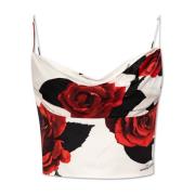 Blomstret tanktop