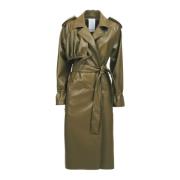 Vegan Militær Trench Coat