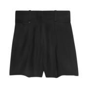 Højtaljede Linnedshorts