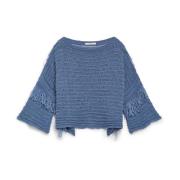 Superlight Fringe Pattern Sweater