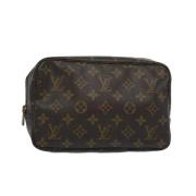 Pre-owned Canvas louis-vuitton-tasker