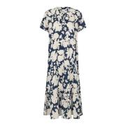 Navy Blomst Kjole Freddyll 24202-3072