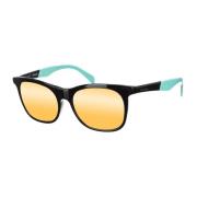Rektangulære Sort-Grønne Solbriller