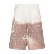 Printede Brede Ben Shorts