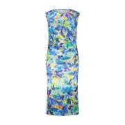 Farverig Bodycon Kjole med Print