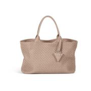 Beige Skuldertaske