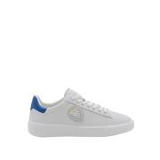 Hvid/Royal Læder Tennis Sneakers