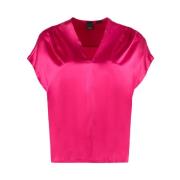 Silke Fuchsia Bluse T-shirt Top