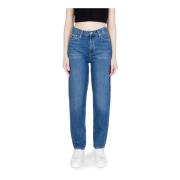 Lysblå Side Zip Jeans