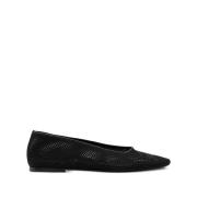 Sort Mesh Slip-On Sko