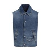 Indigo Blue Denim Vest