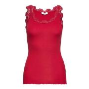 Feminin Blonde Top High Risk Red