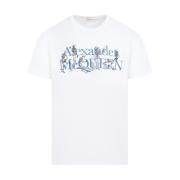 Skeleton Logo White T-Shirt