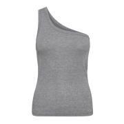 Asymmetrisk Glitter Tank Top