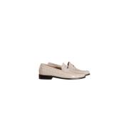 Offwhite Moccasin med 1cm Hæl