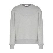 Bomuld Rund Hals Sweatshirt med Print