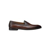 Brun Læder Penny Loafers