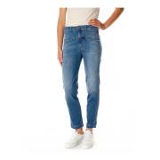 Højtaljede Tapered Fit Jeans