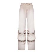 Draped Cuff Jeans