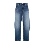 Indigo Blå Denim Jeans