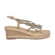 Glitrende Kile Sandal