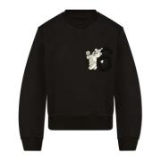 Sweatshirt med Patch