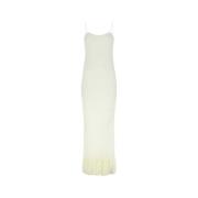Elegant Ivory Silk Dress
