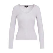 Lilla V-hals Sweater