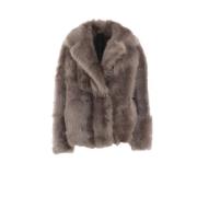 Shearling Coat Grey