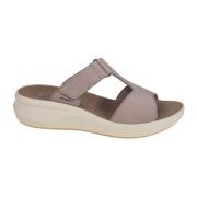 Klassisk Slip-On Sandal - Taupe