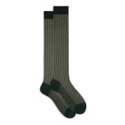 Pine Tree Ribbed Cotton Socks