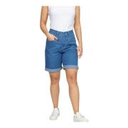 Jeans Shorts - Blå