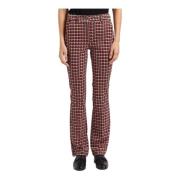 Plaid Wide Leg Pants