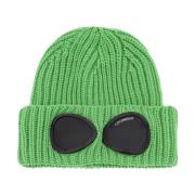 Goggle Beanie Hat i blød merinould