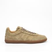 Stilfulde Beige Ruskind Sneakers