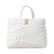 Moderne Off-White Skuldertaske