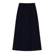 Merino Wool Midi Skirt