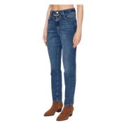 Cowboy Bomuld Straight Elastiske Jeans