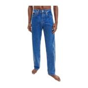 Klassiske Straight Denim Jeans