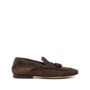 Suede Tassel Loafers Made in Italy