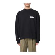 Bomuld Crewneck Logo Print Sweater