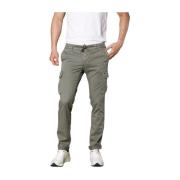 Slim Fit Cargo Bukser i Tencel/Bomuld